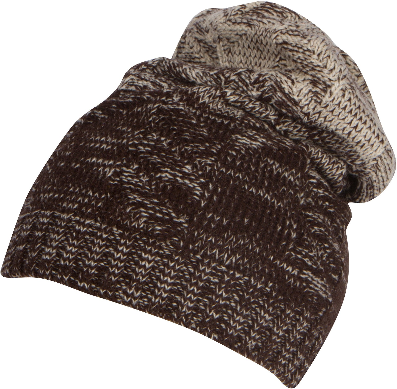 Gorro holgado Sakkas Nils, cálido y acogedor, de jaspeado y estampado.