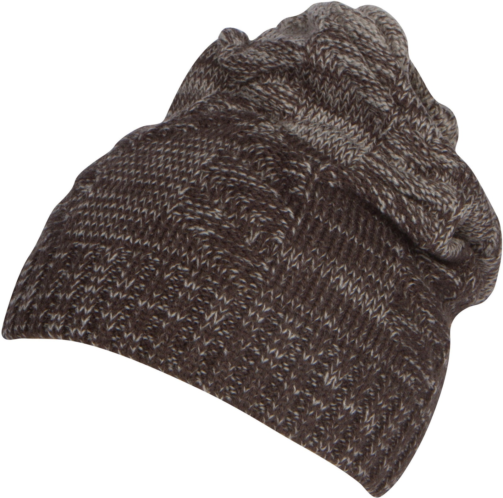Gorro holgado Sakkas Nils, cálido y acogedor, de jaspeado y estampado.