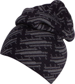 Gorro holgado Sakkas Nils, cálido y acogedor, de jaspeado y estampado.