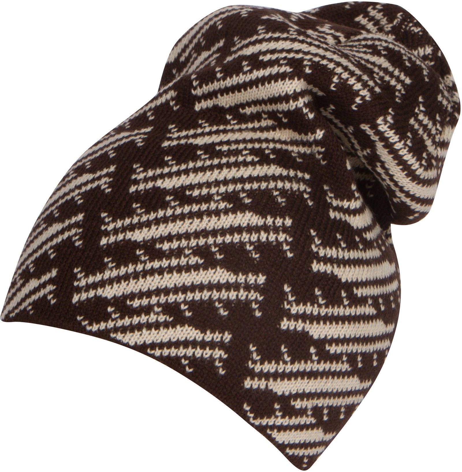 Gorro holgado Sakkas Nils, cálido y acogedor, de jaspeado y estampado.
