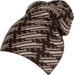Gorro holgado Sakkas Nils, cálido y acogedor, de jaspeado y estampado.