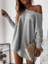 Drop-Shoulder Long Sleeve Sweater