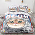 Spaceman Pattern Bedding Set Quilt Cover Without Filler