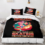 Spaceman Pattern Bedding Set Quilt Cover Without Filler