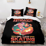 Spaceman Pattern Bedding Set Quilt Cover Without Filler