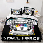 Spaceman Pattern Bedding Set Quilt Cover Without Filler