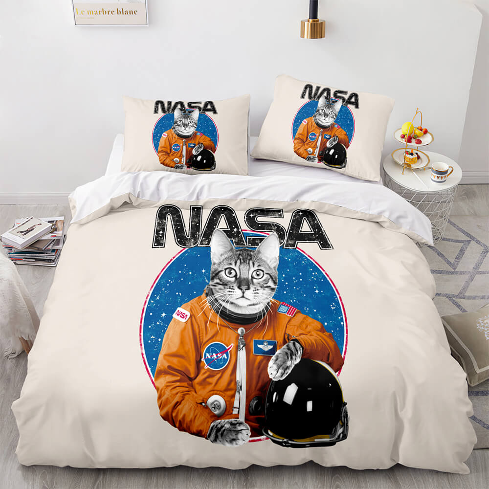 Spaceman Pattern Bedding Set Quilt Cover Without Filler