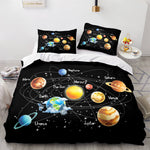 Spaceman Pattern Bedding Set Quilt Cover Without Filler