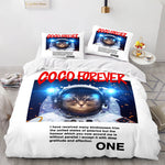 Spaceman Pattern Bedding Set Quilt Cover Without Filler