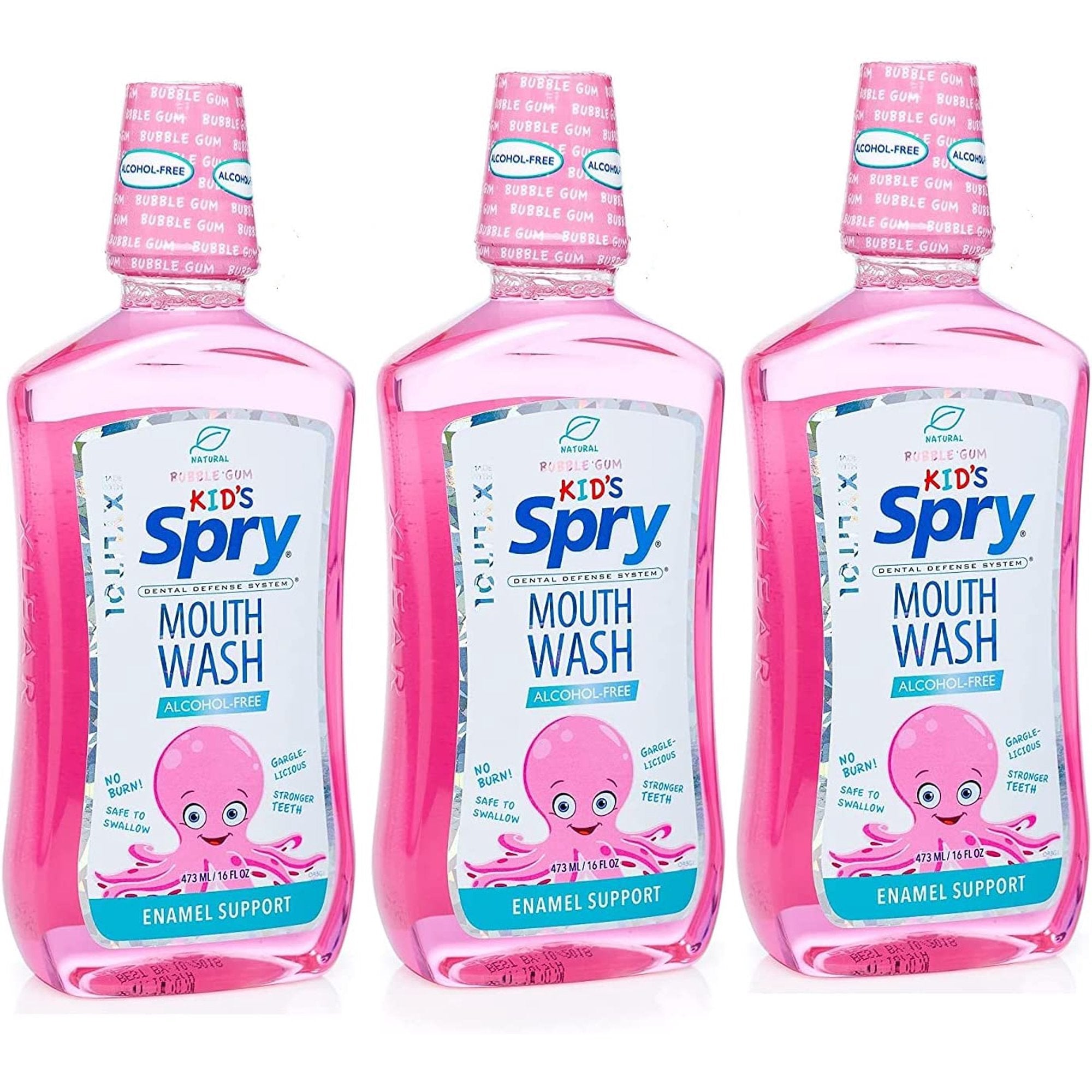 Enjuague bucal Spry - Chicle - Niños - 16 onzas líquidas