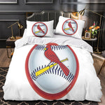 Juego de cama de los St. Louis Cardinals con funda de edredón y relleno