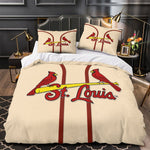 Juego de cama de los St. Louis Cardinals con funda de edredón y relleno