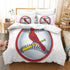 Juego de cama de los St. Louis Cardinals con funda de edredón y relleno