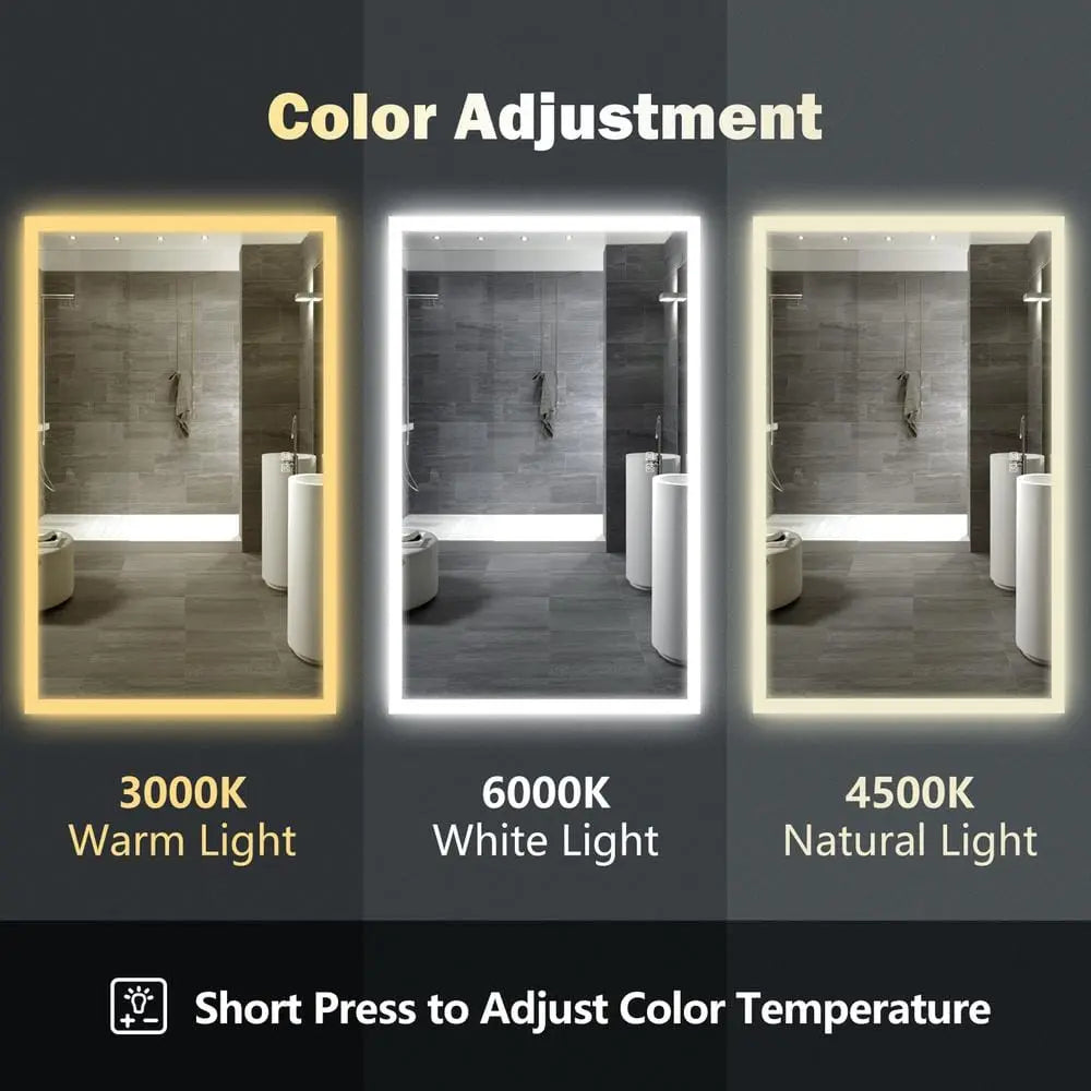 Standard Edge Glow LED Bathroom Mirror