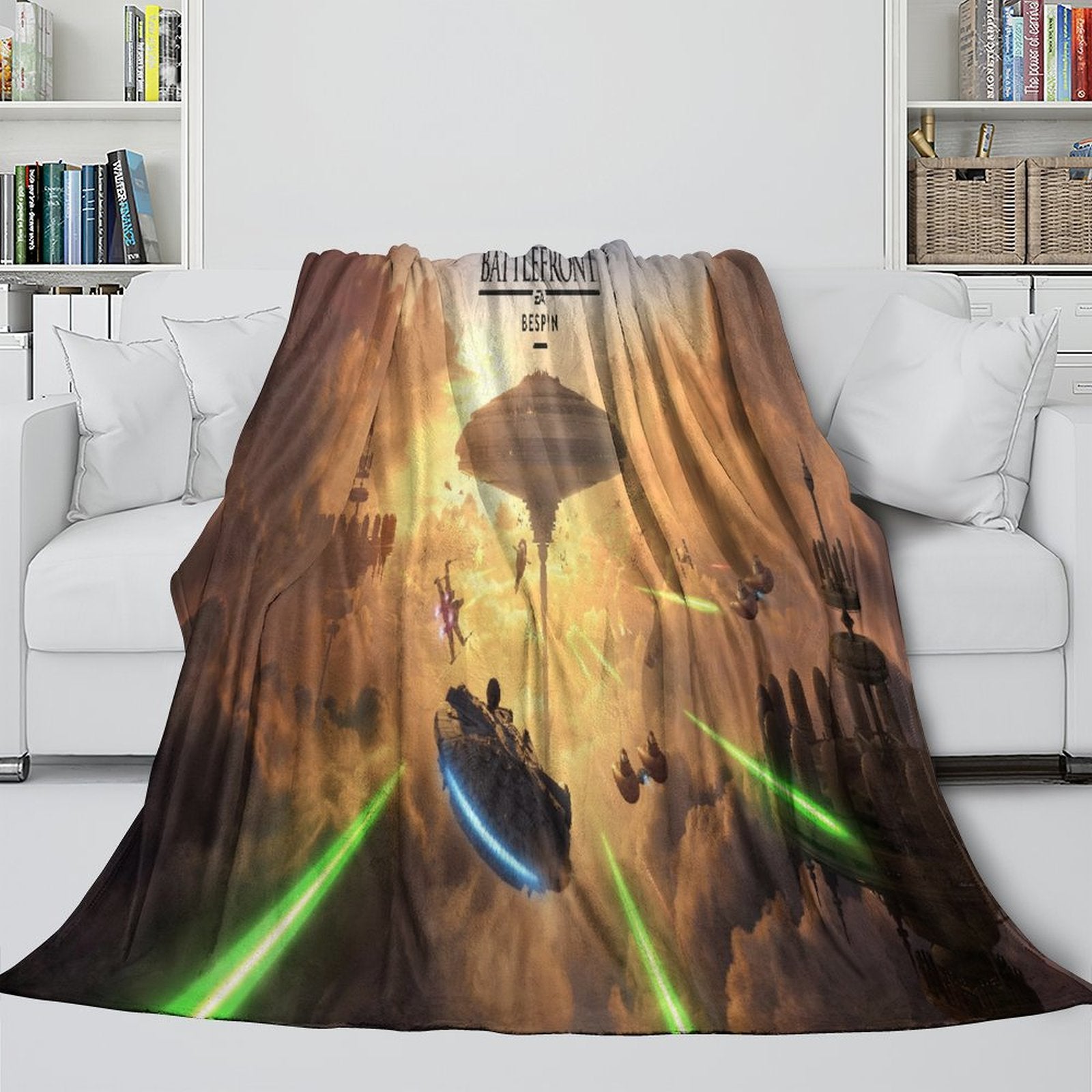 Star Wars Pattern Blanket Flannel Throw Room Decoration