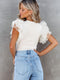 Statement Ruffle Sleeve Top
