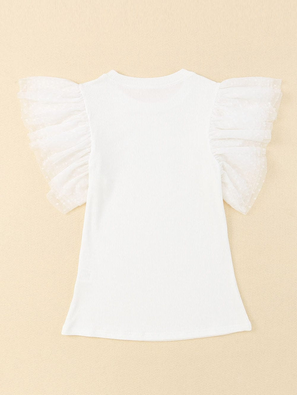 Statement Ruffle Sleeve Top