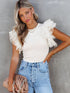 Statement Ruffle Sleeve Top