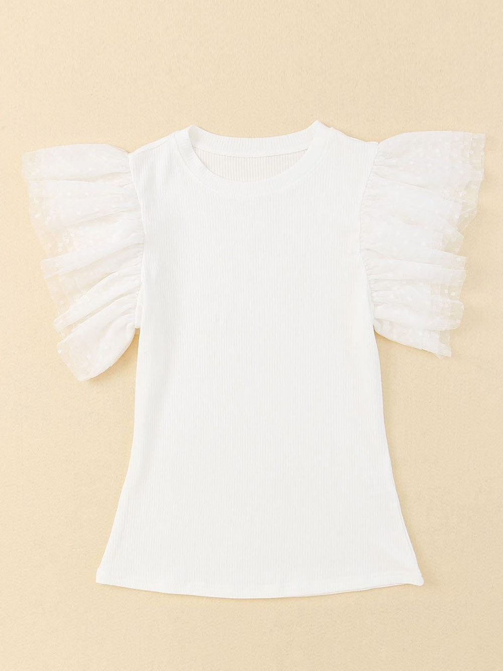 Statement Ruffle Sleeve Top