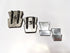24 Lot Beaver Tooth 4 Sizes Steel Hammer Wedge Set for Hammers / Hatchets / Axes