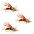 3 Pack Kaufmann's Royal Crystal Stimulator Rubber Legs Dry Fly - Hook Size 12
