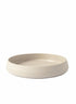 Handmade Stoneware Dinner Plates with High Sides and Transparent Glaze