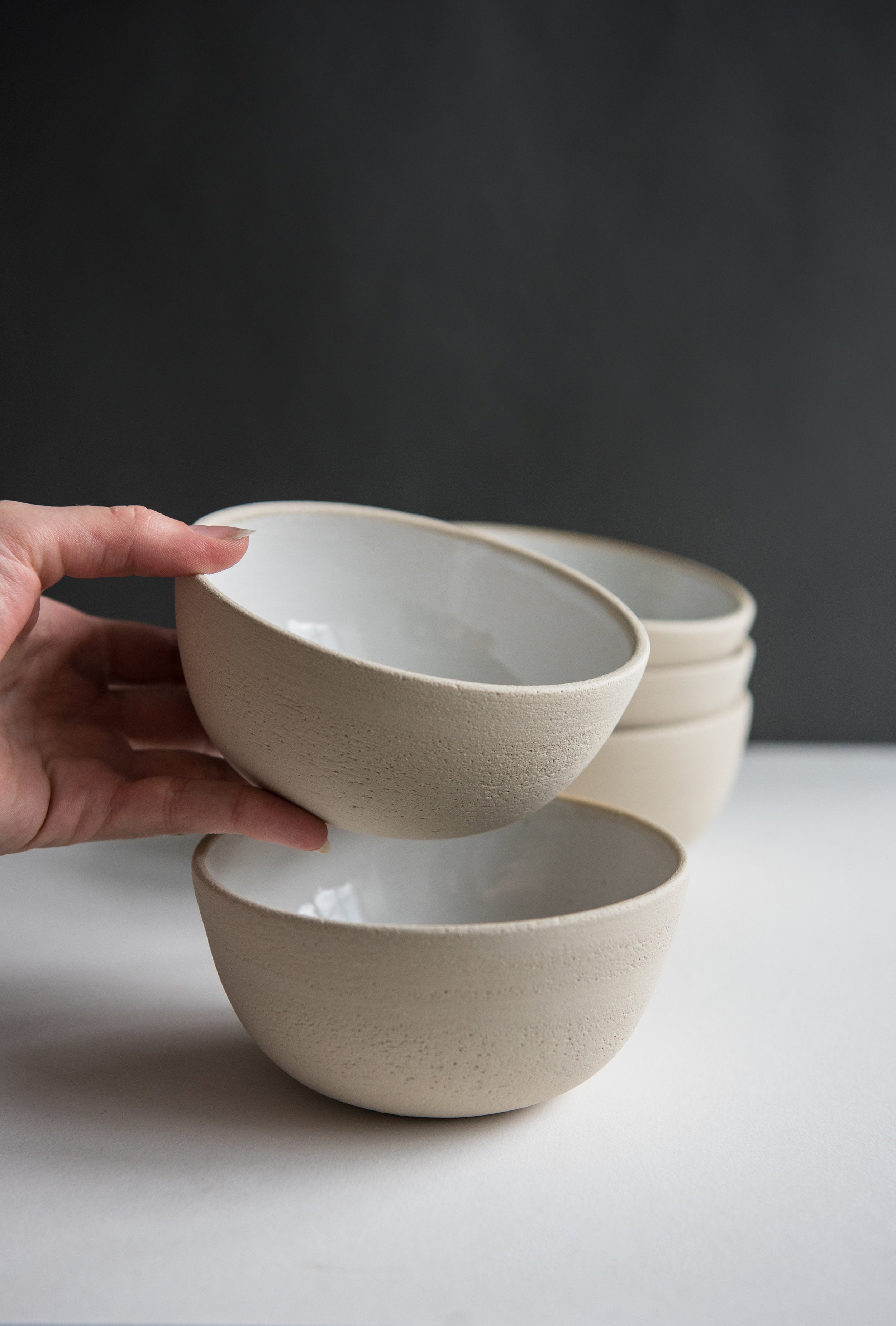 Handmade Stoneware Mini Bowl