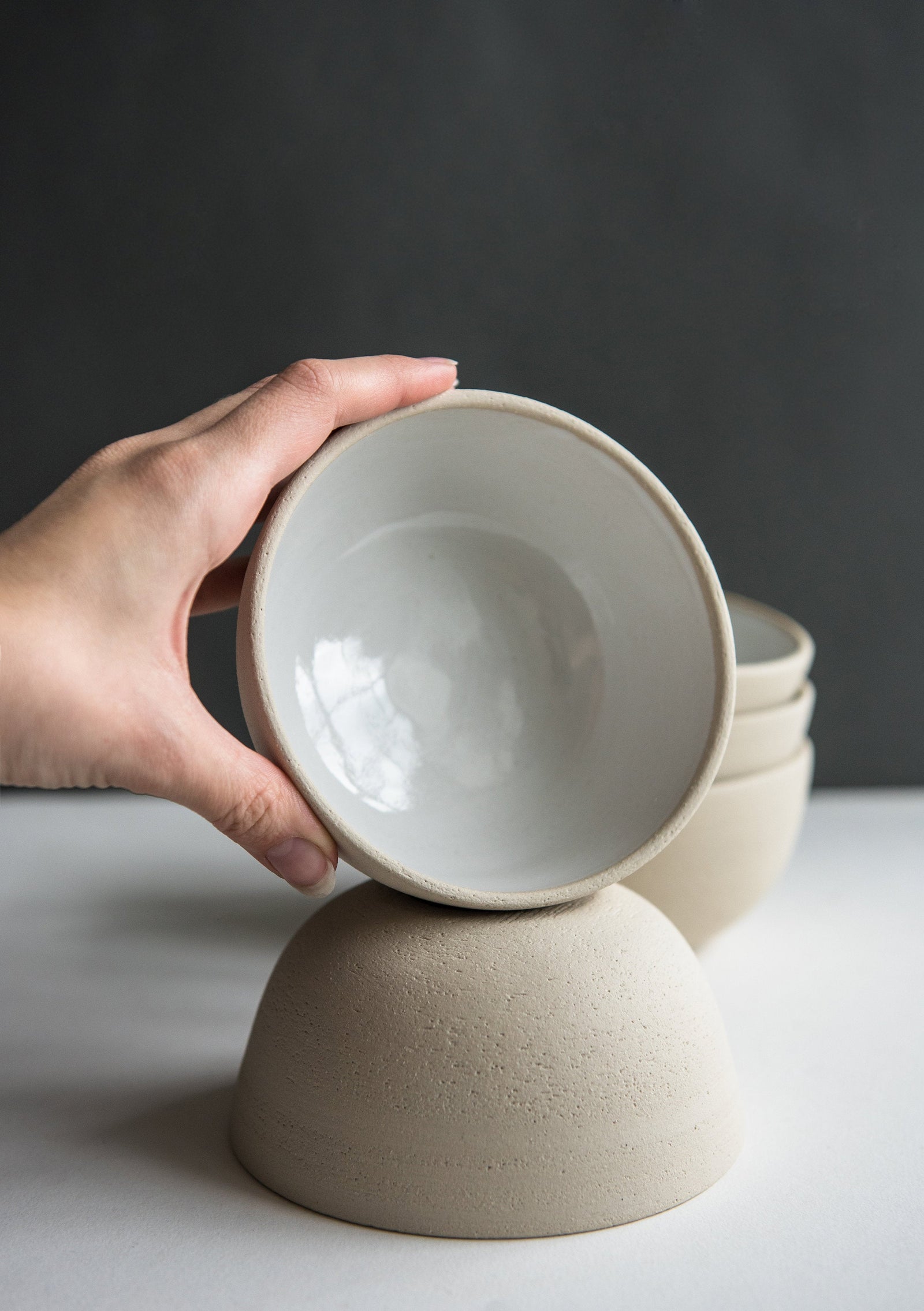 Handmade Stoneware Mini Bowl
