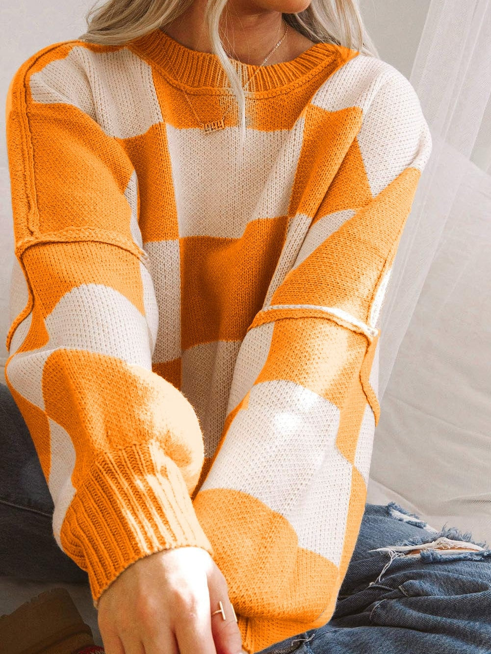 Stylish Autumnal Knit Top