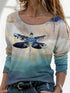 Half-Sleeve Swimsuit for Summer