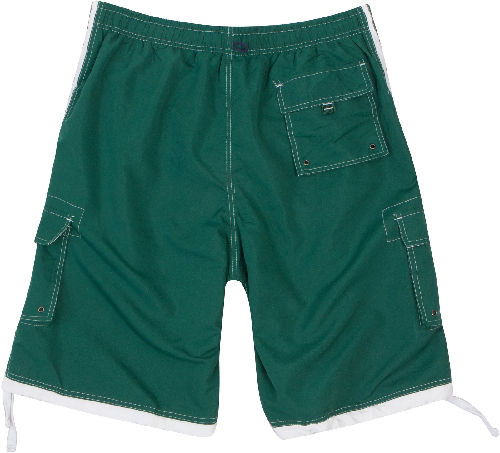 Bañador de hombre con rayas contrastantes en color liso para surfear y patinar de Sakkas