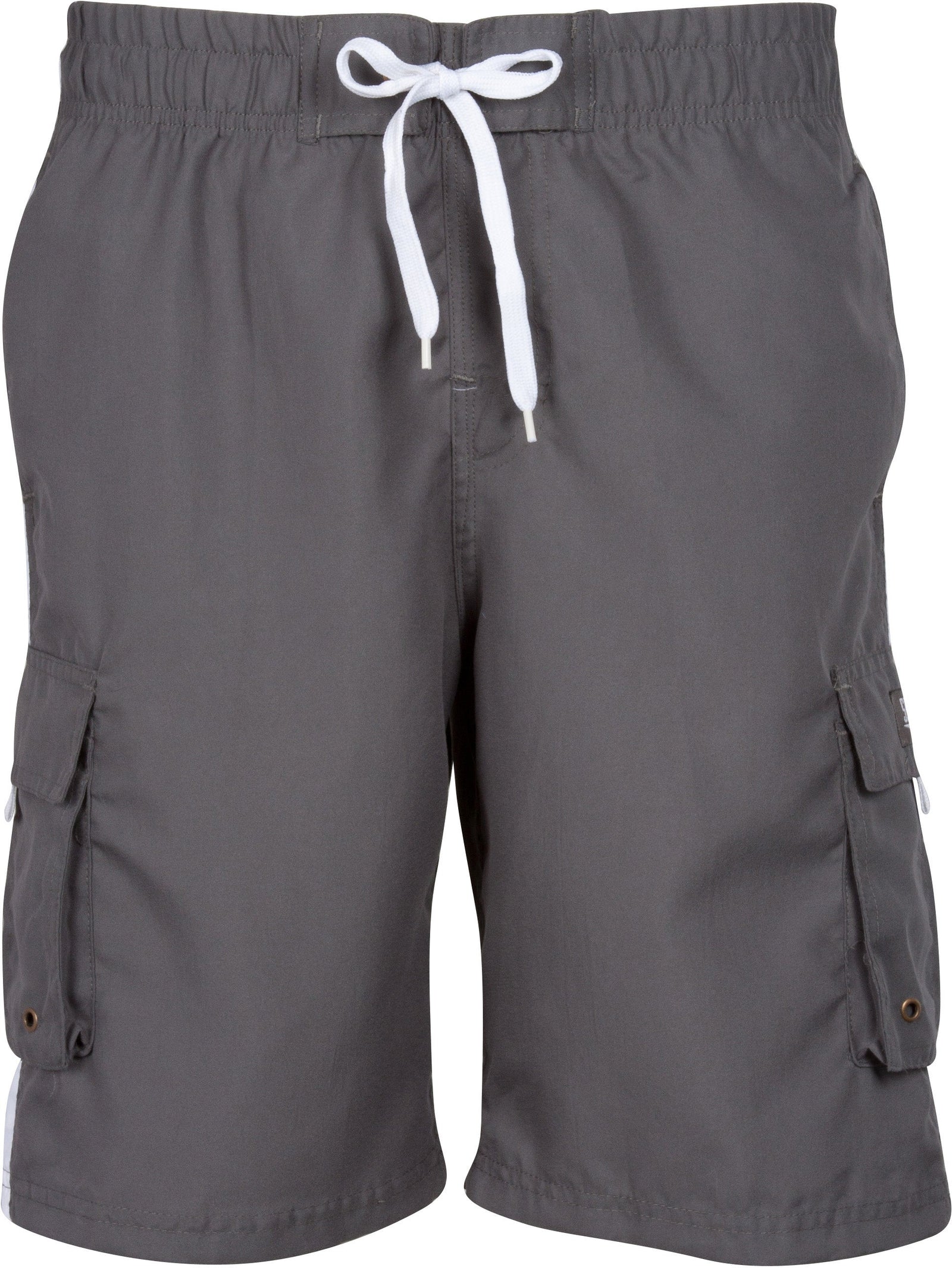 Bañador de hombre con rayas contrastantes en color liso para surfear y patinar de Sakkas