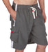 Bañador de hombre con rayas contrastantes en color liso para surfear y patinar de Sakkas