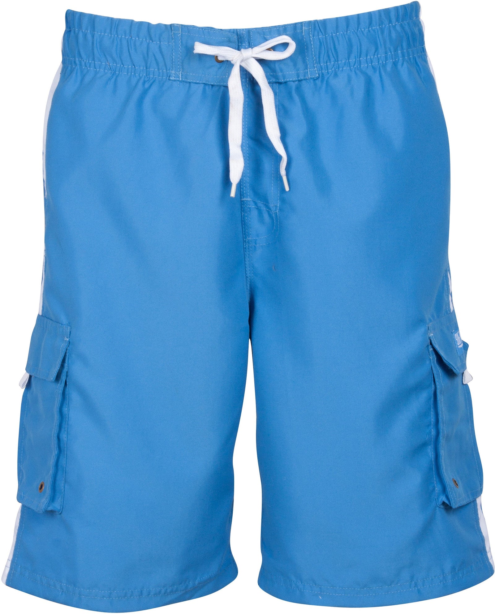 Bañador de hombre con rayas contrastantes en color liso para surfear y patinar de Sakkas