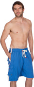 Bañador de hombre con rayas contrastantes en color liso para surfear y patinar de Sakkas
