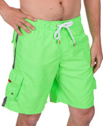 Bañador de hombre con rayas contrastantes en color liso para surfear y patinar de Sakkas