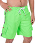 Bañador de hombre con rayas contrastantes en color liso para surfear y patinar de Sakkas
