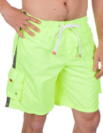 Bañador de hombre con rayas contrastantes en color liso para surfear y patinar de Sakkas