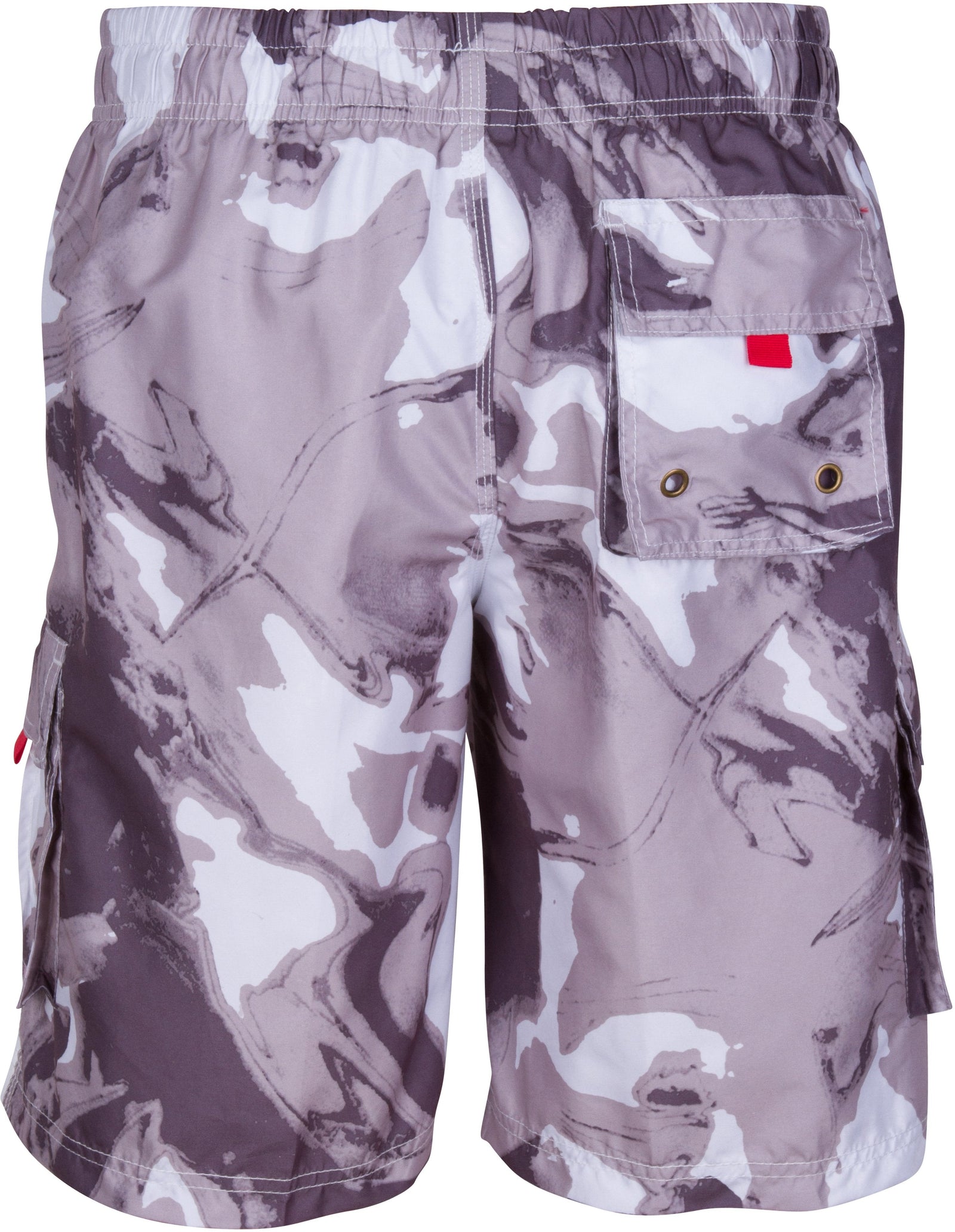 Bañador Sakkas para hombre con diseño de ondas multicolor y tabla de surf para skate