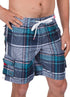 Bañador/pantalones cortos Sakkas Axel Plaid con cintura elástica que no se mojan