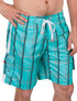 Sakkas Jaxon Plaid Stretch Waistband No Wet Swim Trunk/ Boardshorts