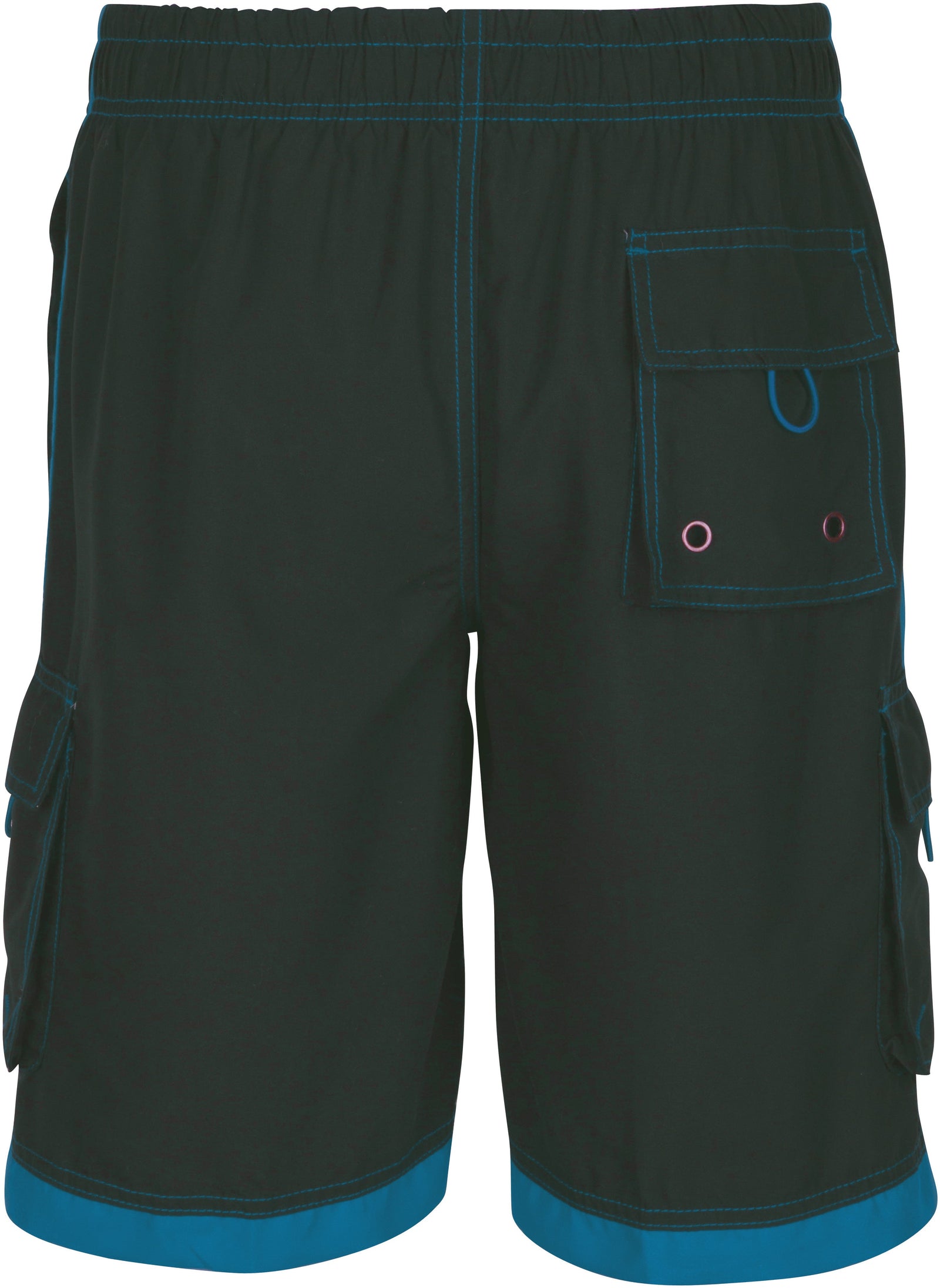 Bañador Sakkas para hombre con rayas en contraste, estilo skate y surf