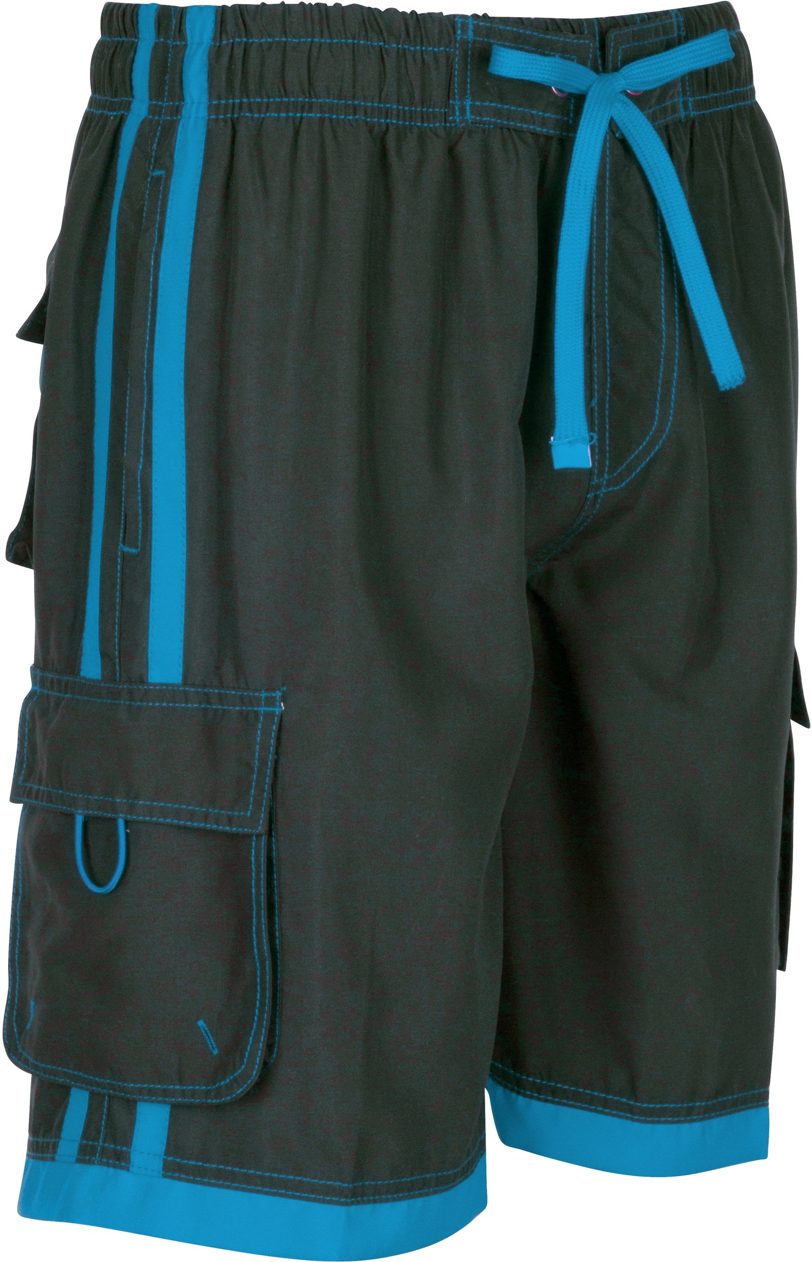 Bañador Sakkas para hombre con rayas en contraste, estilo skate y surf