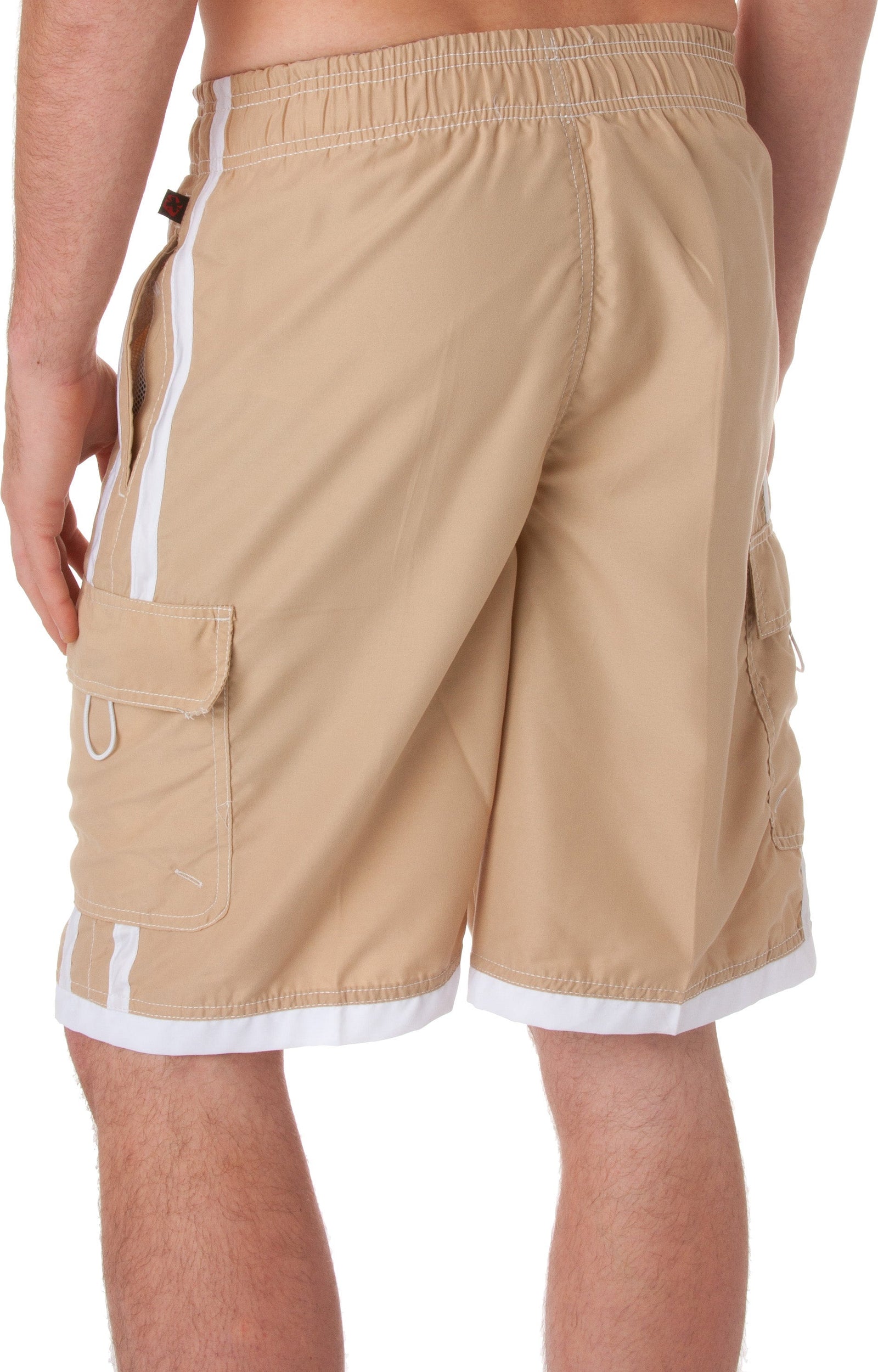 Bañador Sakkas para hombre con rayas en contraste, estilo skate y surf