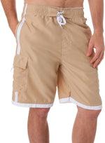 Bañador Sakkas para hombre con rayas en contraste, estilo skate y surf