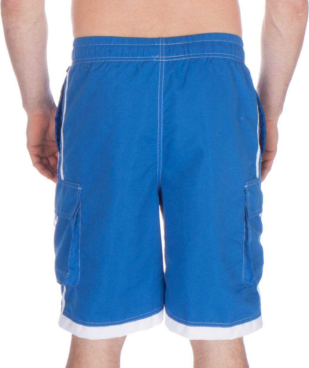 Bañador Sakkas para hombre con rayas en contraste, estilo skate y surf