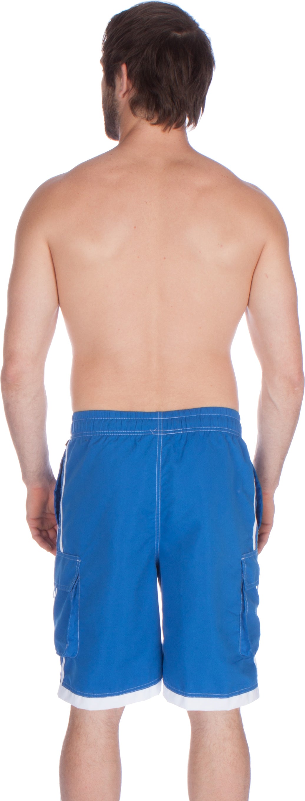 Bañador Sakkas para hombre con rayas en contraste, estilo skate y surf
