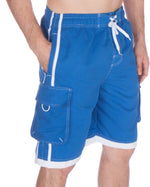 Bañador Sakkas para hombre con rayas en contraste, estilo skate y surf
