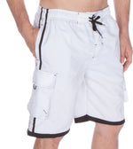 Bañador Sakkas para hombre con rayas en contraste, estilo skate y surf