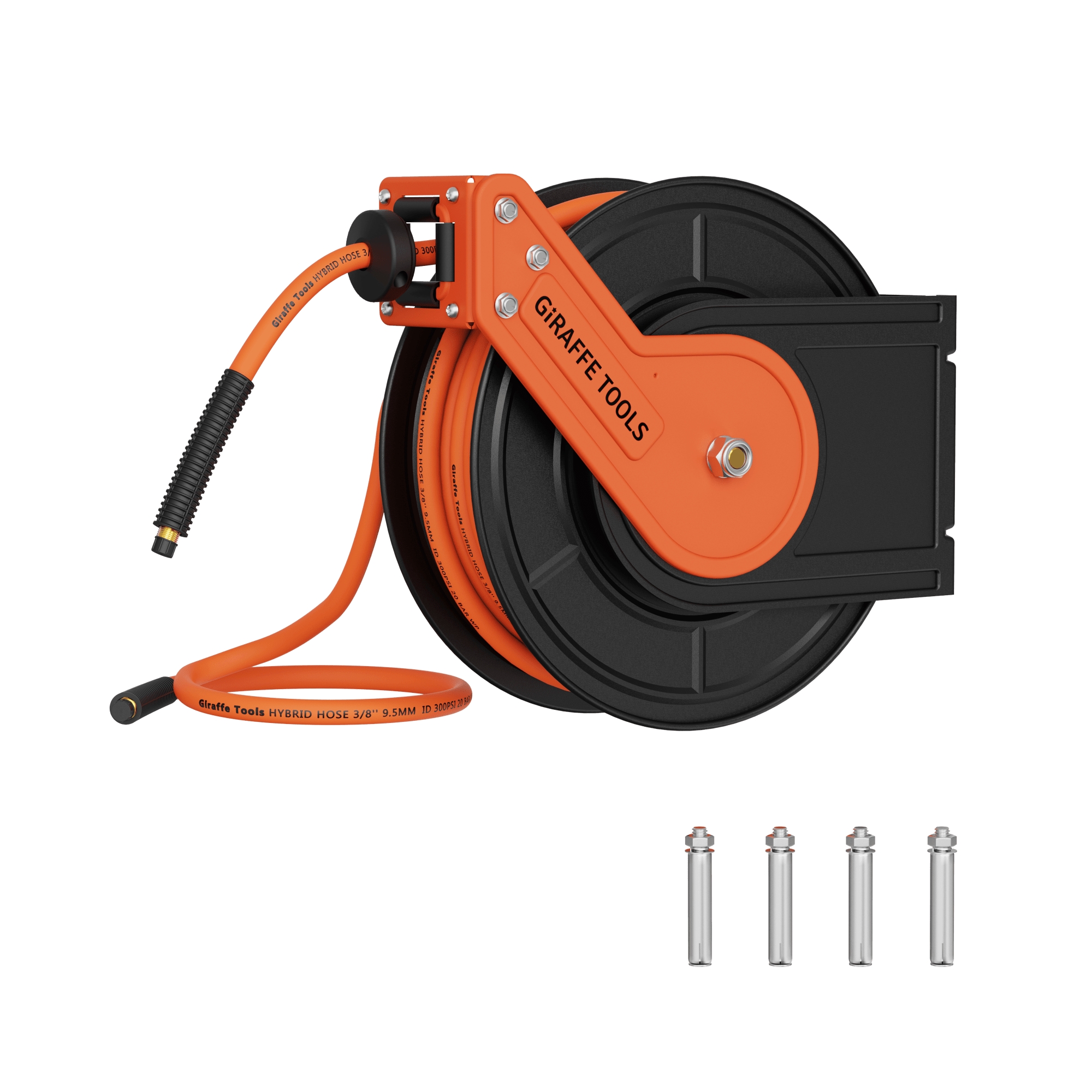 Retractable Air Hose Reel-Alloy Steel Reel-3/8in